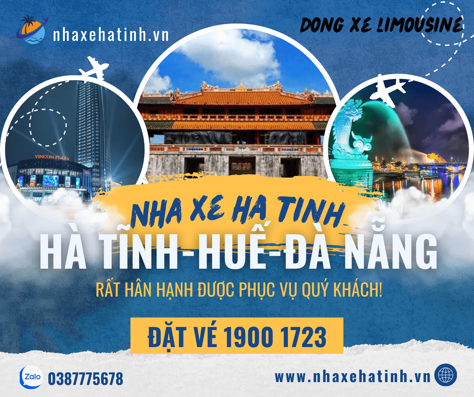 Nhà Xe Hà Tĩnh mở đặt vé Tết 2026 – Tuyến Hà Tĩnh – Huế – Đà Nẵng, có trung chuyển tận nơi